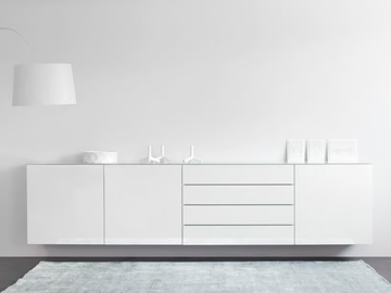 CUBO 607 - Suspended sideboard with drawers by Sudbrock Möbelhandwerk - view 2